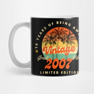 15 Year Old Gifts Vintage 2007 Limited Edition 15th Birthday Mug